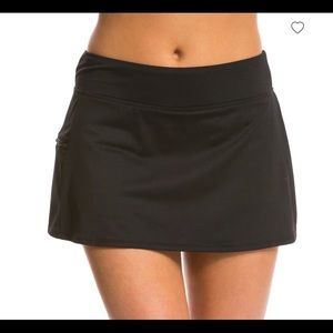 Women’s Beach House Emma Swim Swim Skort w/ Pocket Sz 16 Black